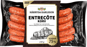 Entrecotekorv 75% Kötthalt