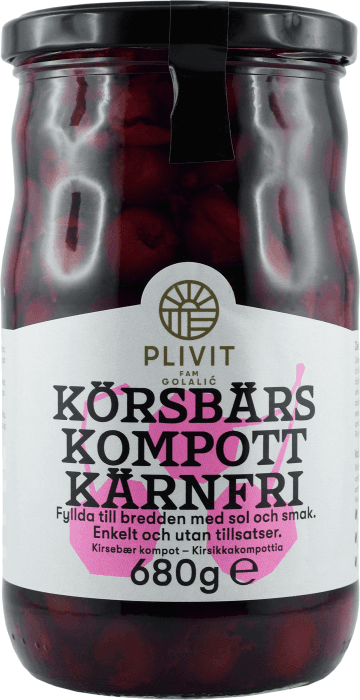 Körsbär Kompott Kärnfri