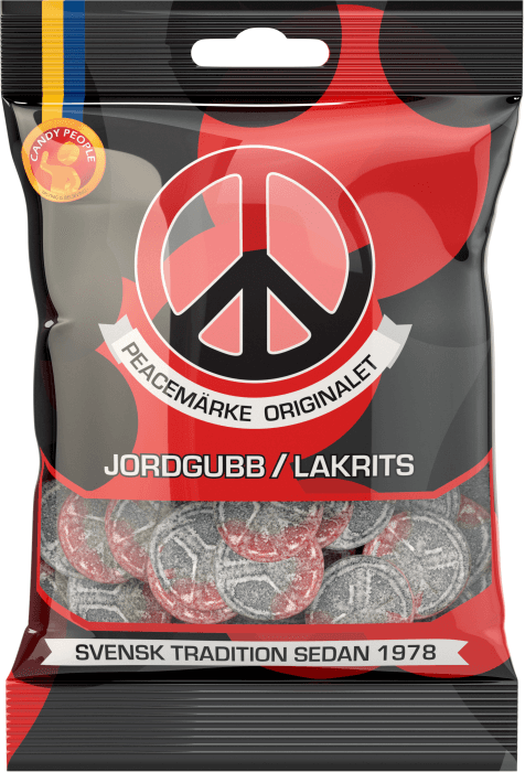 Peacemärke Jorgubb & Lakrits