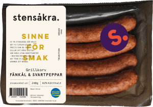 Grillkorv Fänkål & Svartpeppar