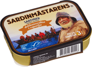Sardiner Delikatessrökta i Rapsolja MSC