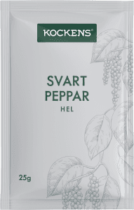 Svartpeppar hel
