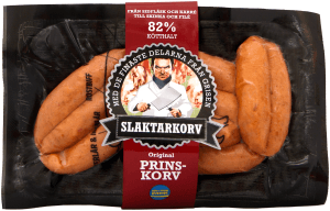 Prinskorv 82% Kötthalt
