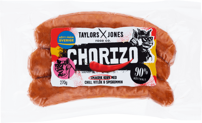 Chorizo 90% Kötthalt