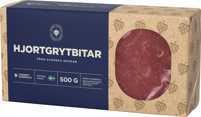 Hjortgrytbitar Fryst