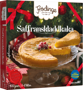 Saffranskladdkaka Fryst