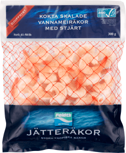 Vannameiräka Kokta 41/50 ASC Fryst