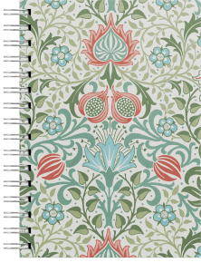 Notebook A5 Blue/Green Flowers