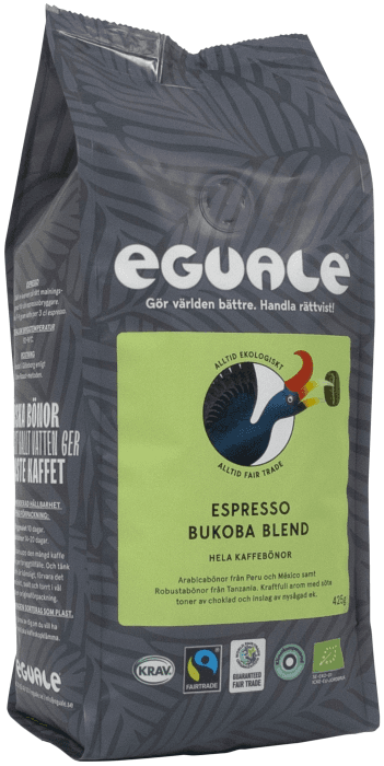 Espresso Hela Bönor Bukoba Blend KRAV/Fairtrade