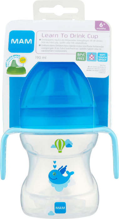 Pipmugg med Handtag Blandade Färger + 6 mån