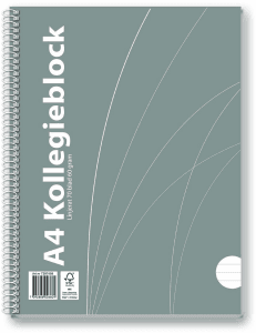 Kollegieblock A4 erat Fsc