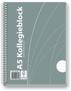 Kollegieblock A5 erat Fsc