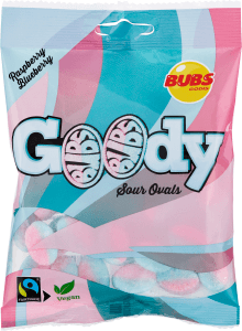 Goody Raspberry & Blueberry Godis