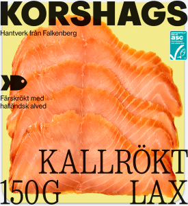 Laxfilé kallrökt