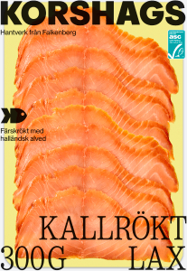 Kallrökt laxfilé skivad