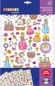 Klistermärken Prinsessor Mega set