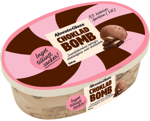 Glass Chokladbomb Inget Tillsatt Socker