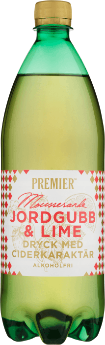 Jordgubb & Lime Mousserande Dryck Ciderkaraktär