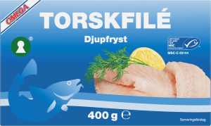 Torskfilé Fryst MSC
