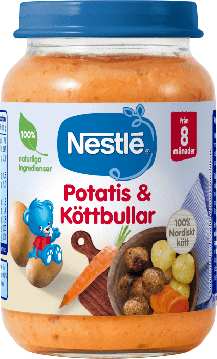 Barnmat Potatis & Köttbullar 8 mån