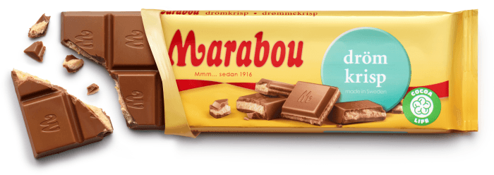 Chokladkaka Drömkrisp Hasselnougat