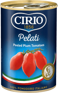 Hela skalade tomater Pelati