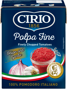 Krossade tomater Vitlök