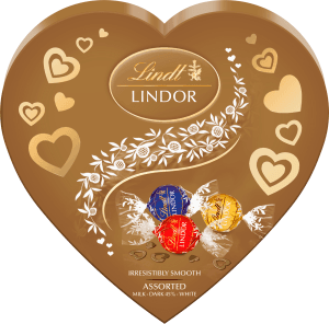 Chokladpralin Lindor Hjärta mix