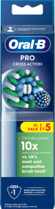 Eltandborsthuvud Pro Cross Action 5-pack