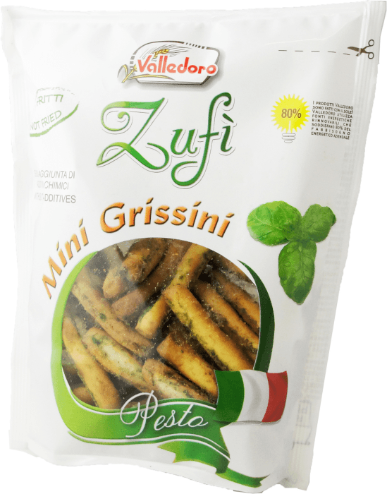 Brödpinnar Med Pestosmak ca Zufi