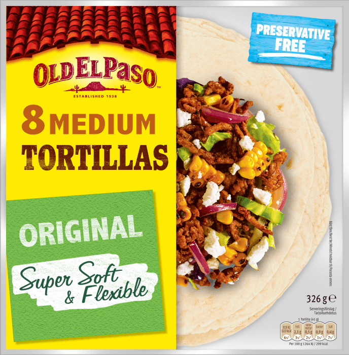 Vetetortilla 8-p