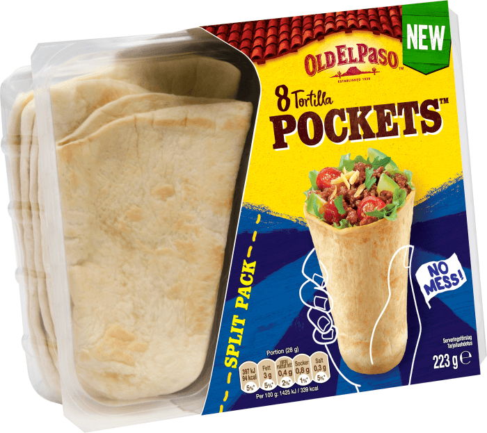 Tortilla Pockets 8-p