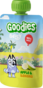 Barnsnacks Bluey apple & banana 3år