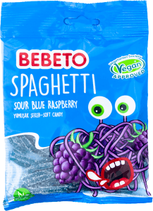 Godispåse Spaghetti Blue Raspberry