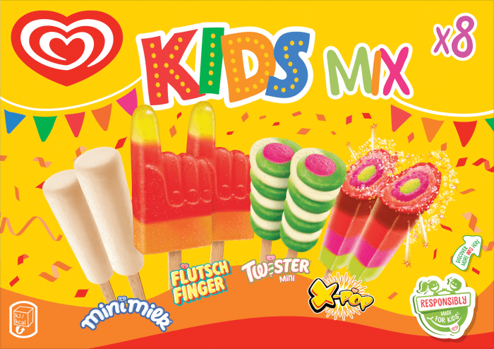 Glasspinnar Kids Mix 8-p