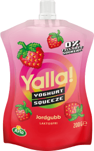 Drickyoghurt squeeze Jordgubb Laktosfri 3%