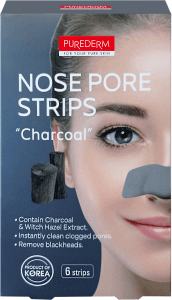Näsremsor Nose Pore Strips med Träkol