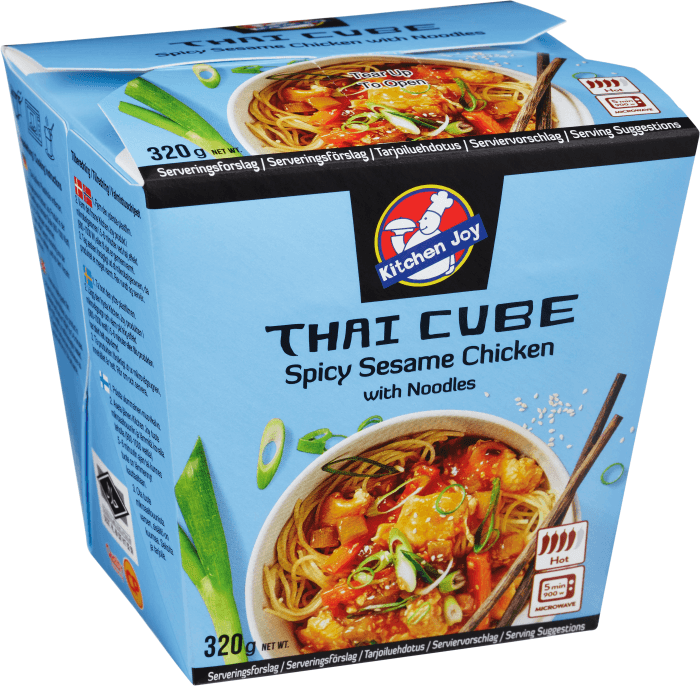 Thai Cube Spicy Sesame Chicken Noodles