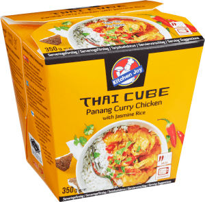 Thai cube panang curry chicken