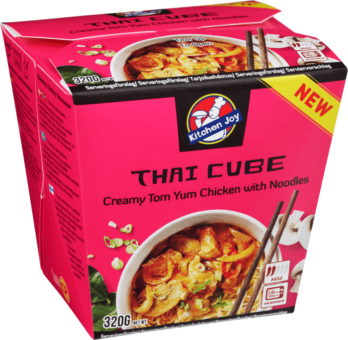 Thai Cube Tom yum chicken