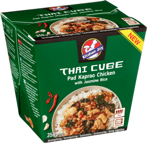 Thai Cube Pad Kaprao Kyckling