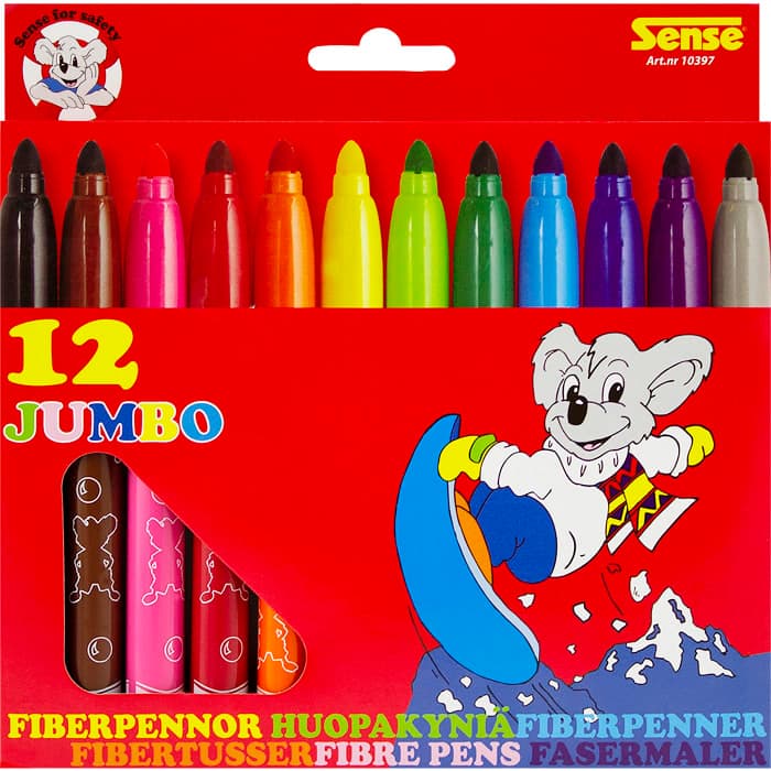 Fibepennor Jumbo 12-p