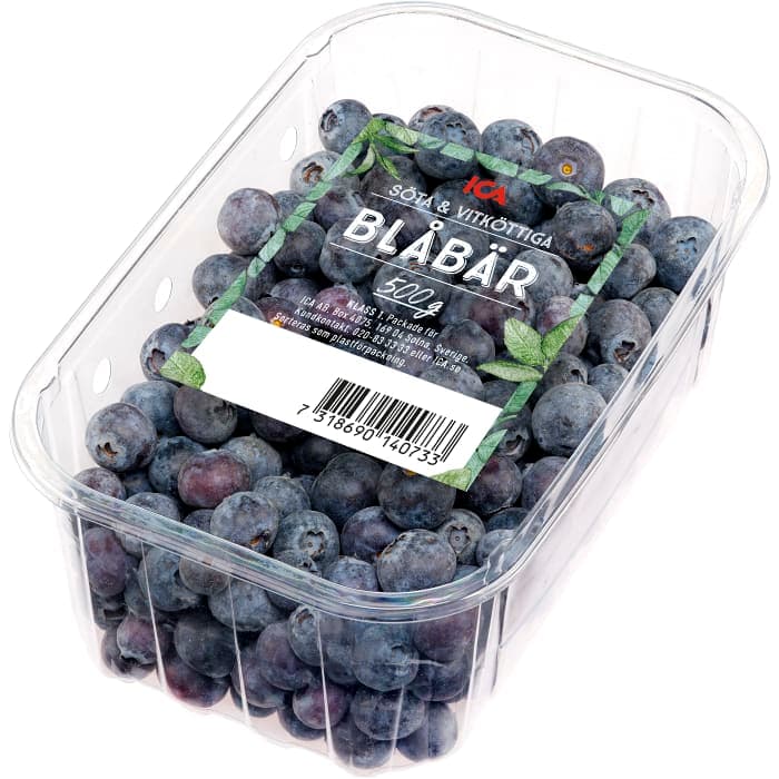 Blåbär i hink Klass 1