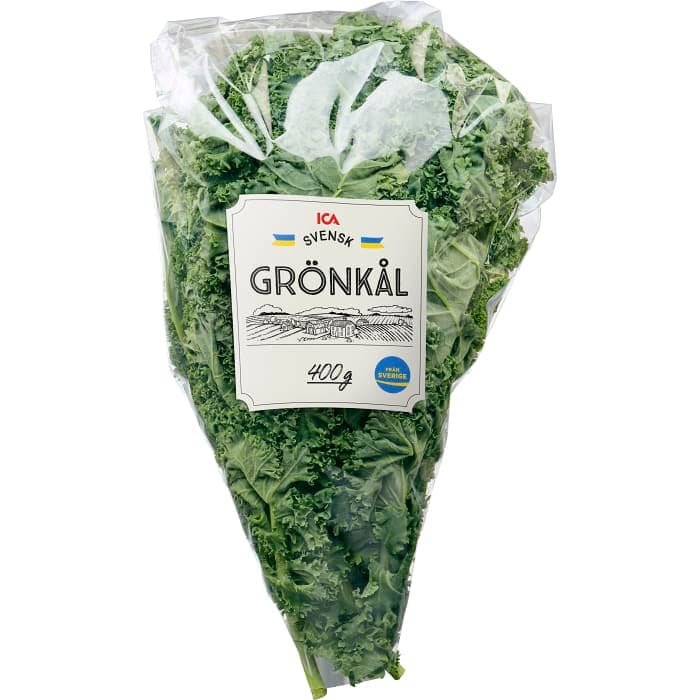 Grönkålsblad Påse