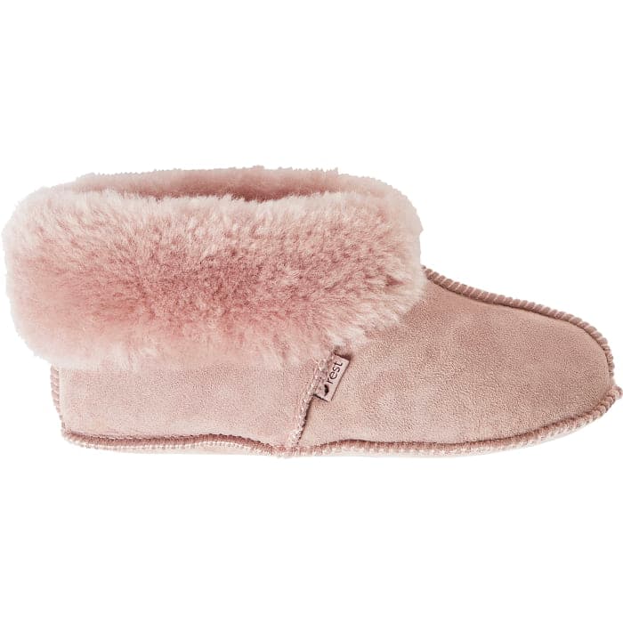 Fårskinnstoffla Kelvington Rosa Stl 38/39