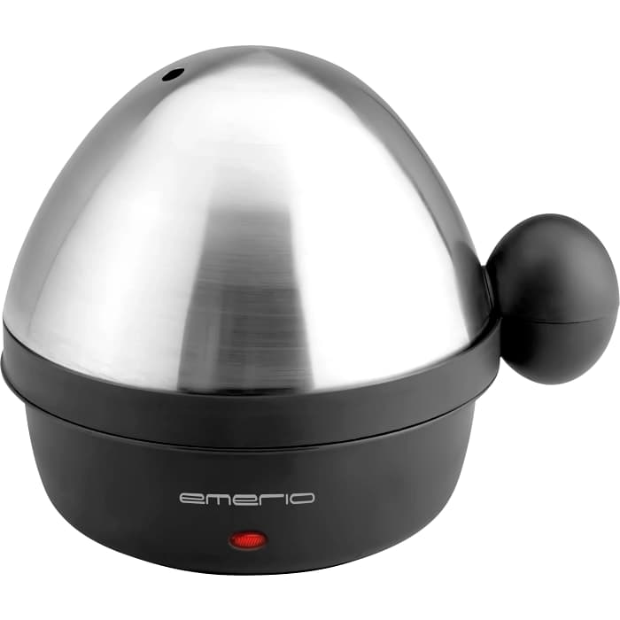 Äggkokare 7 ägg Svart/stål Emerio