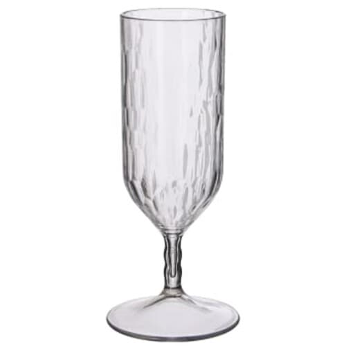 Champagneglas hamrat plast