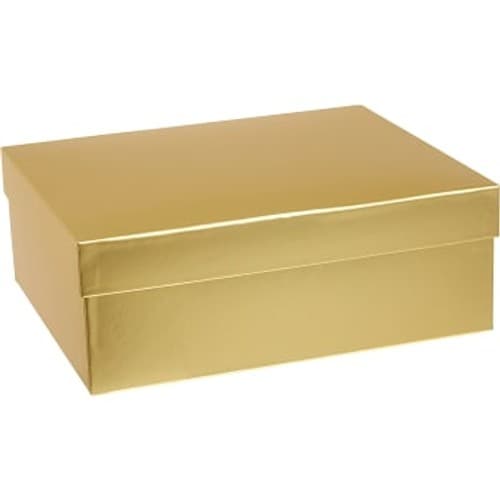 Presentbox guld 20x24,5x