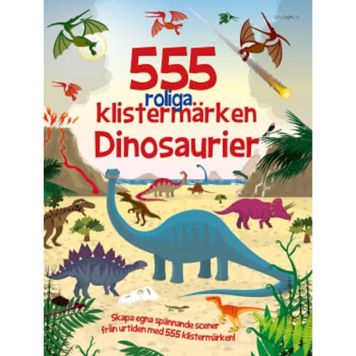 555 roliga klistermärken. Dinosaurier