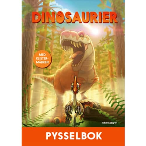 Dinosaurier pysselbok : med klistermärken